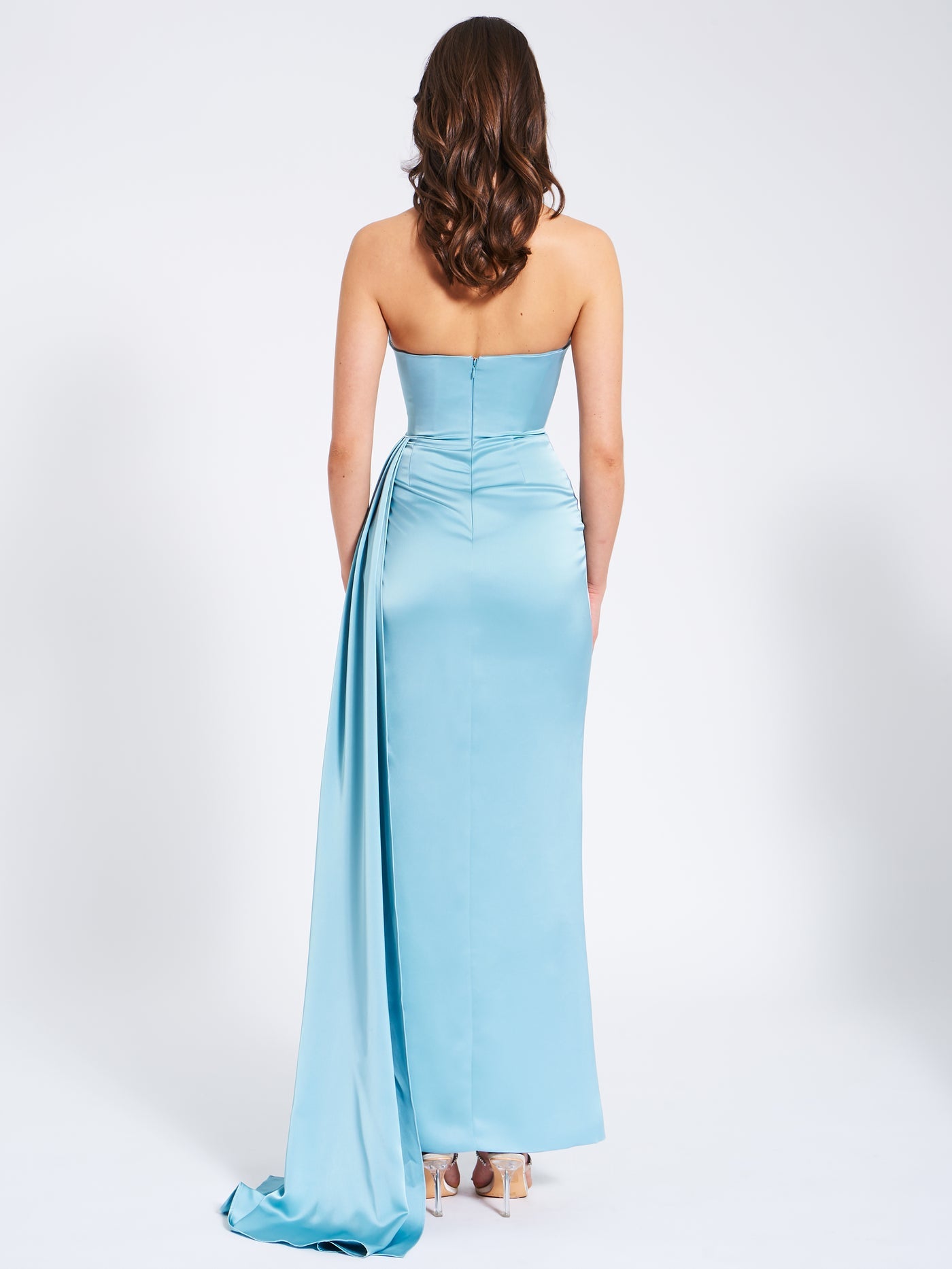 Becca diamond chest midi dress