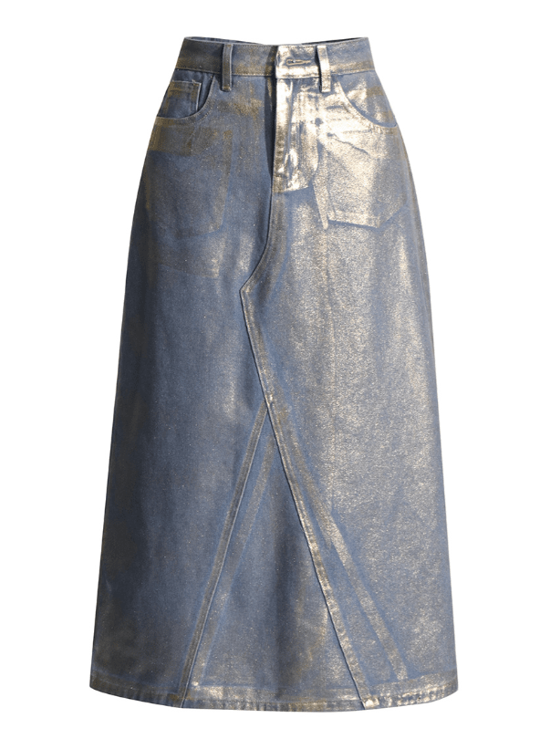 NAIKA DENIM SKIRT