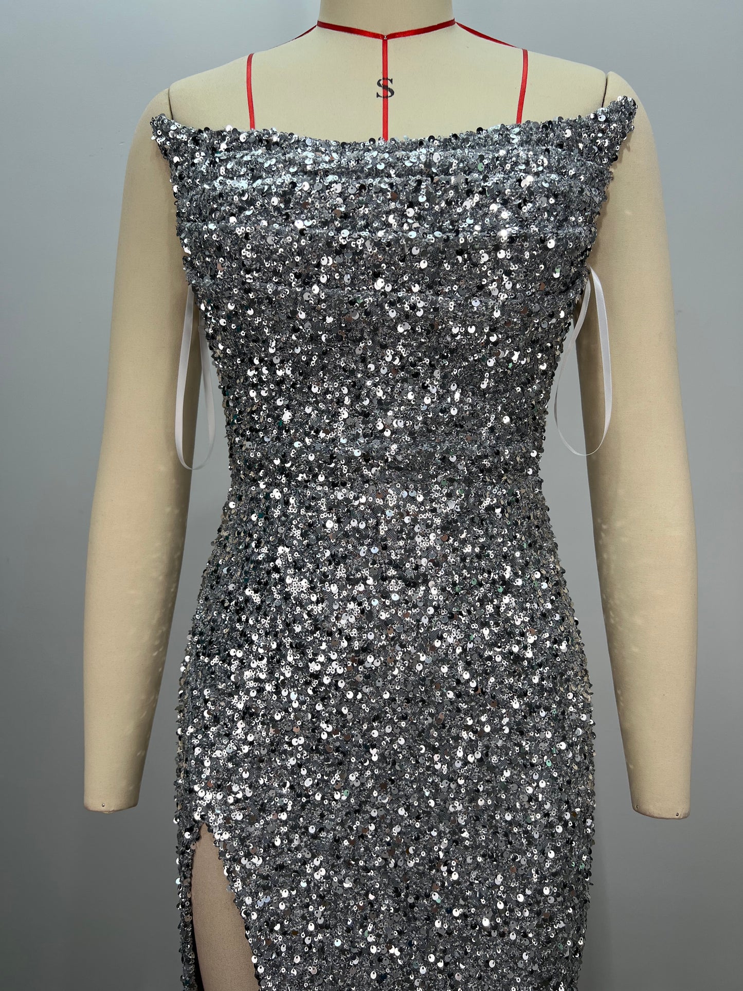 Camile sequin floor length dress