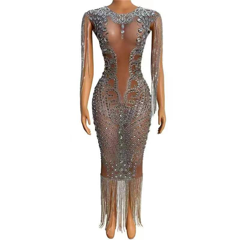 Banks rhinestones and diamonds dress