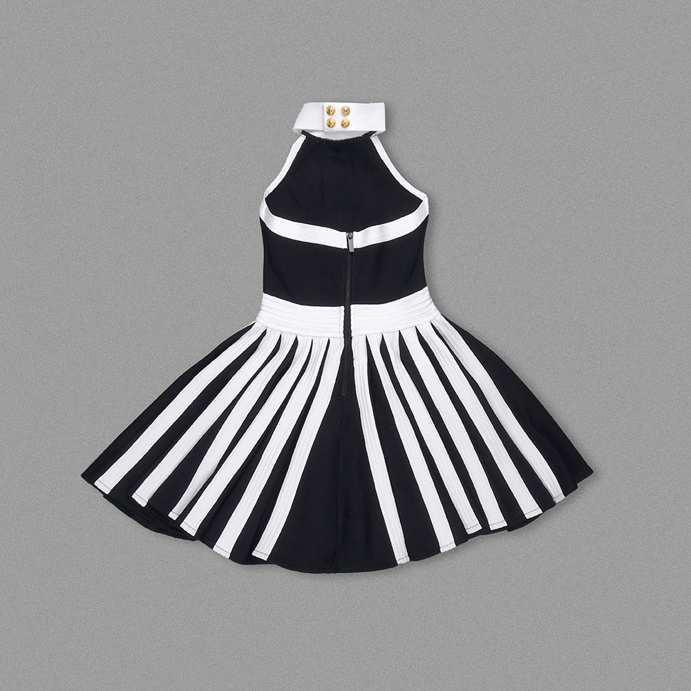 Yandy mini black and white dress