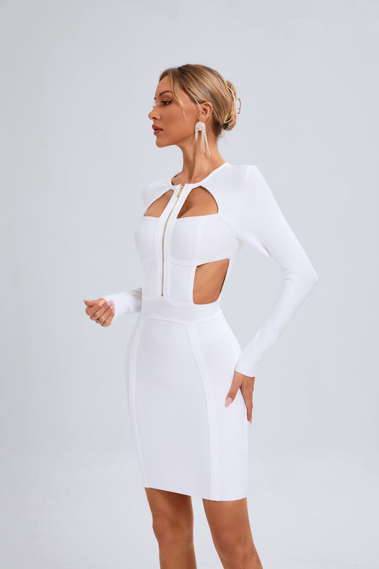 Milan white bandage dress