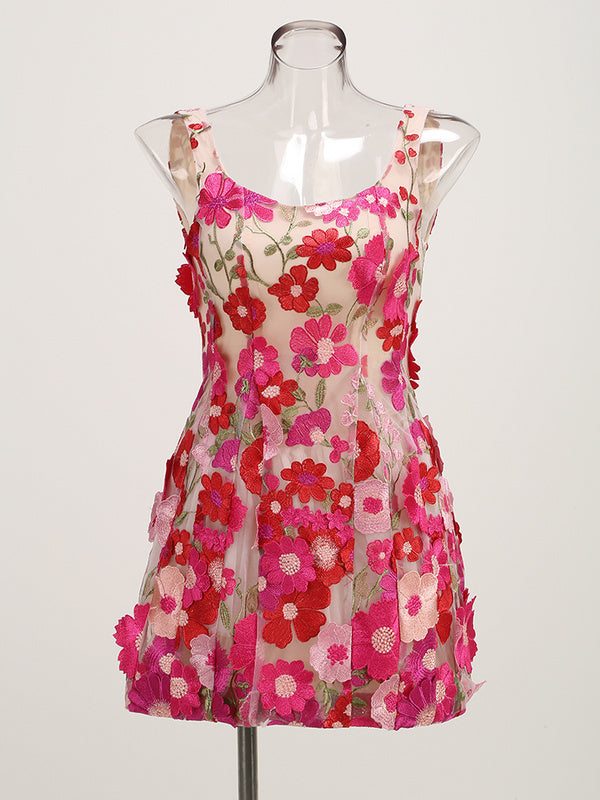 Rebecca floral mini dress