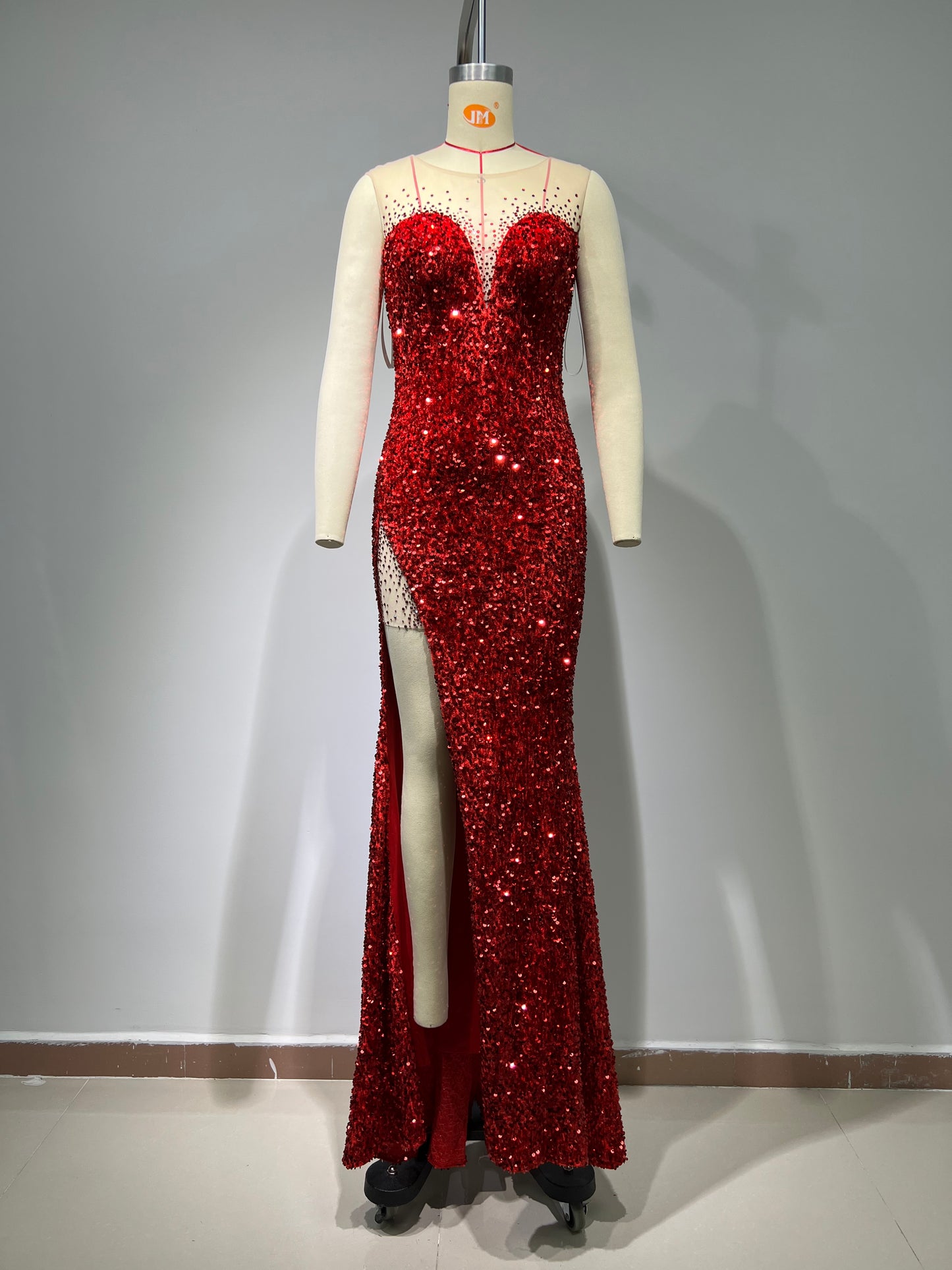 Aloma sequin floor length dress