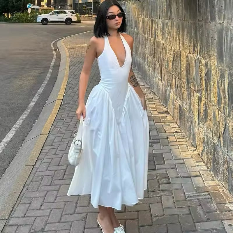 Omar white dress