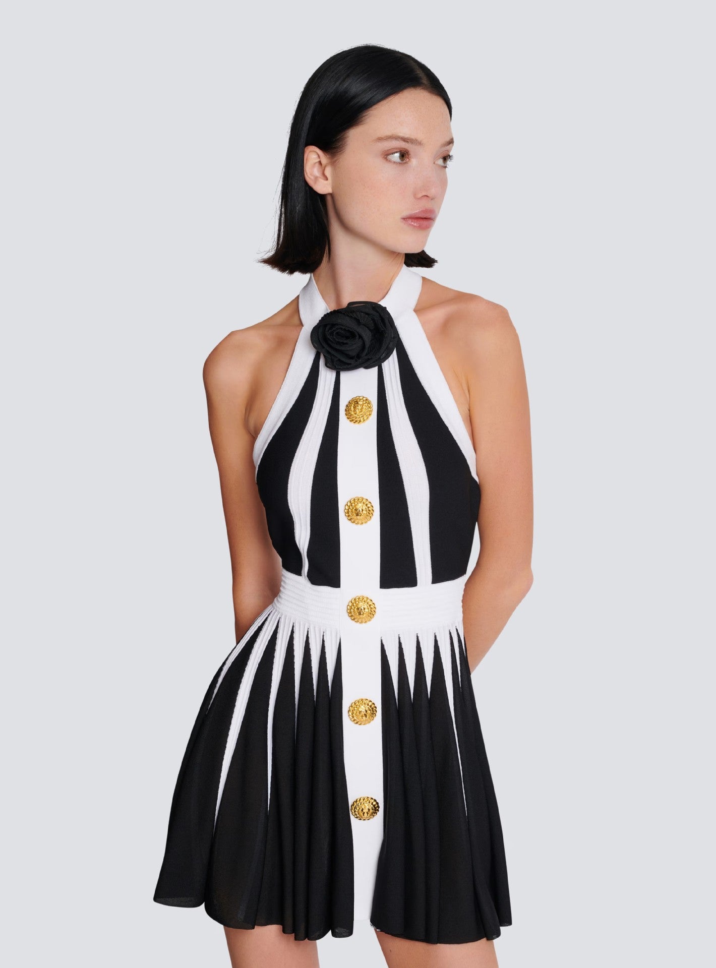 Yandy mini black and white dress