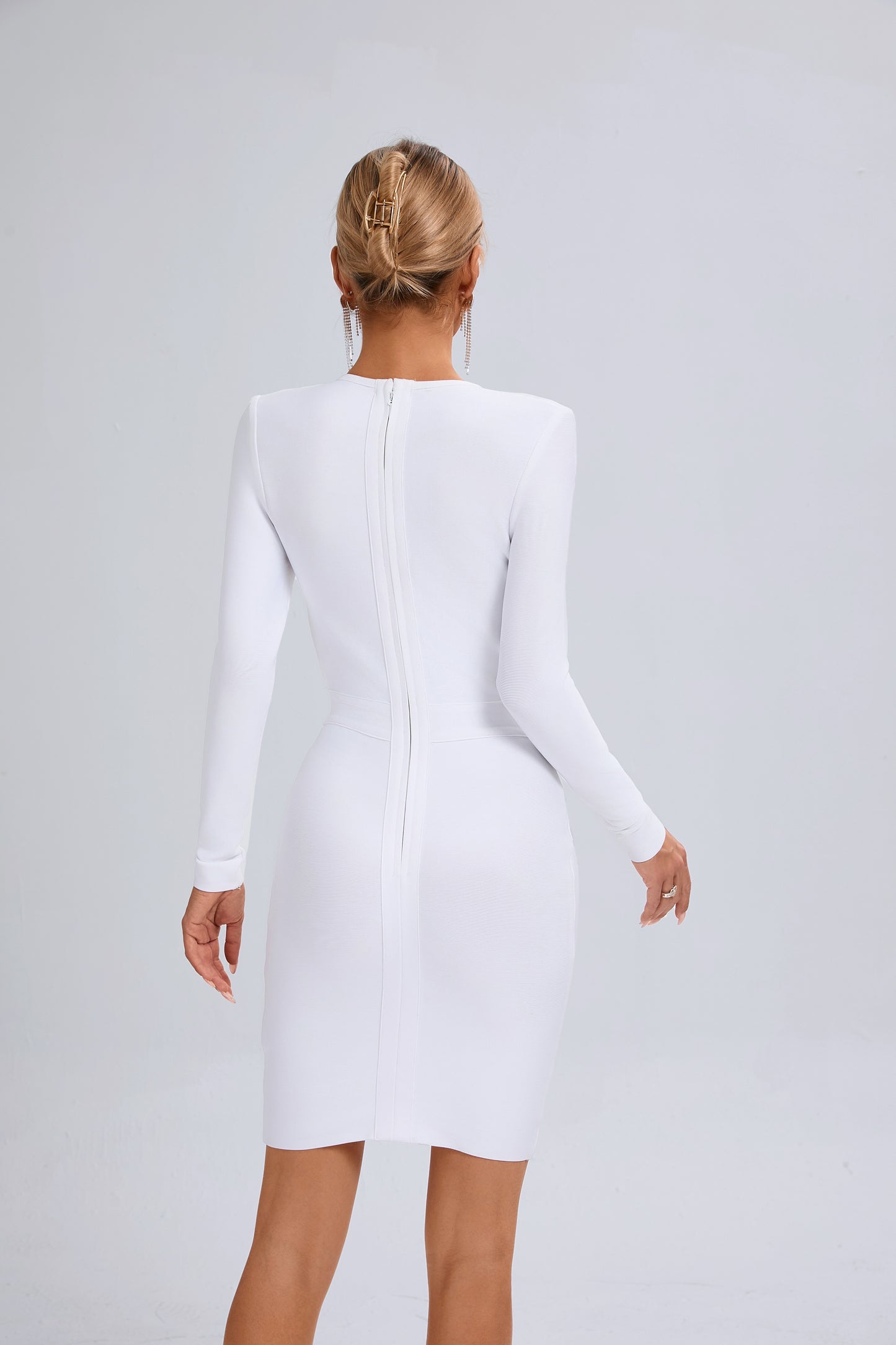 Milan white bandage dress