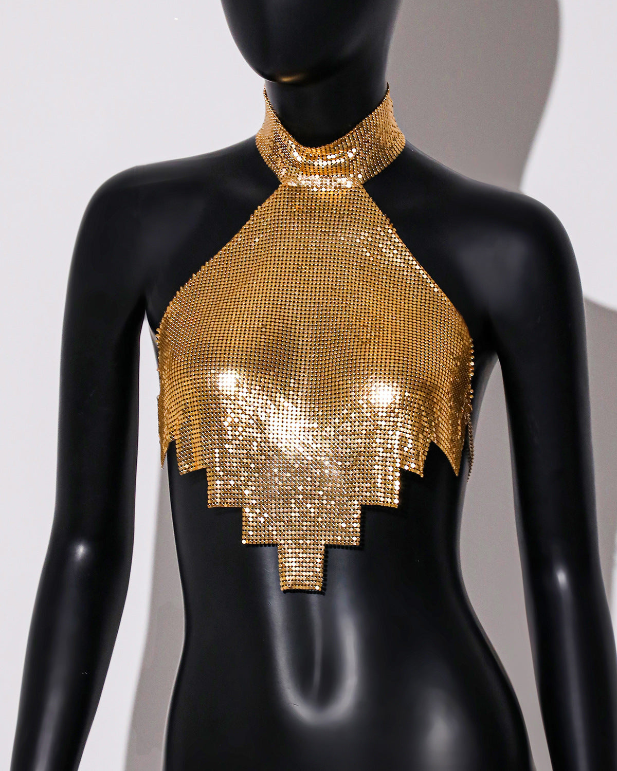 Gold Sequined Top Sling