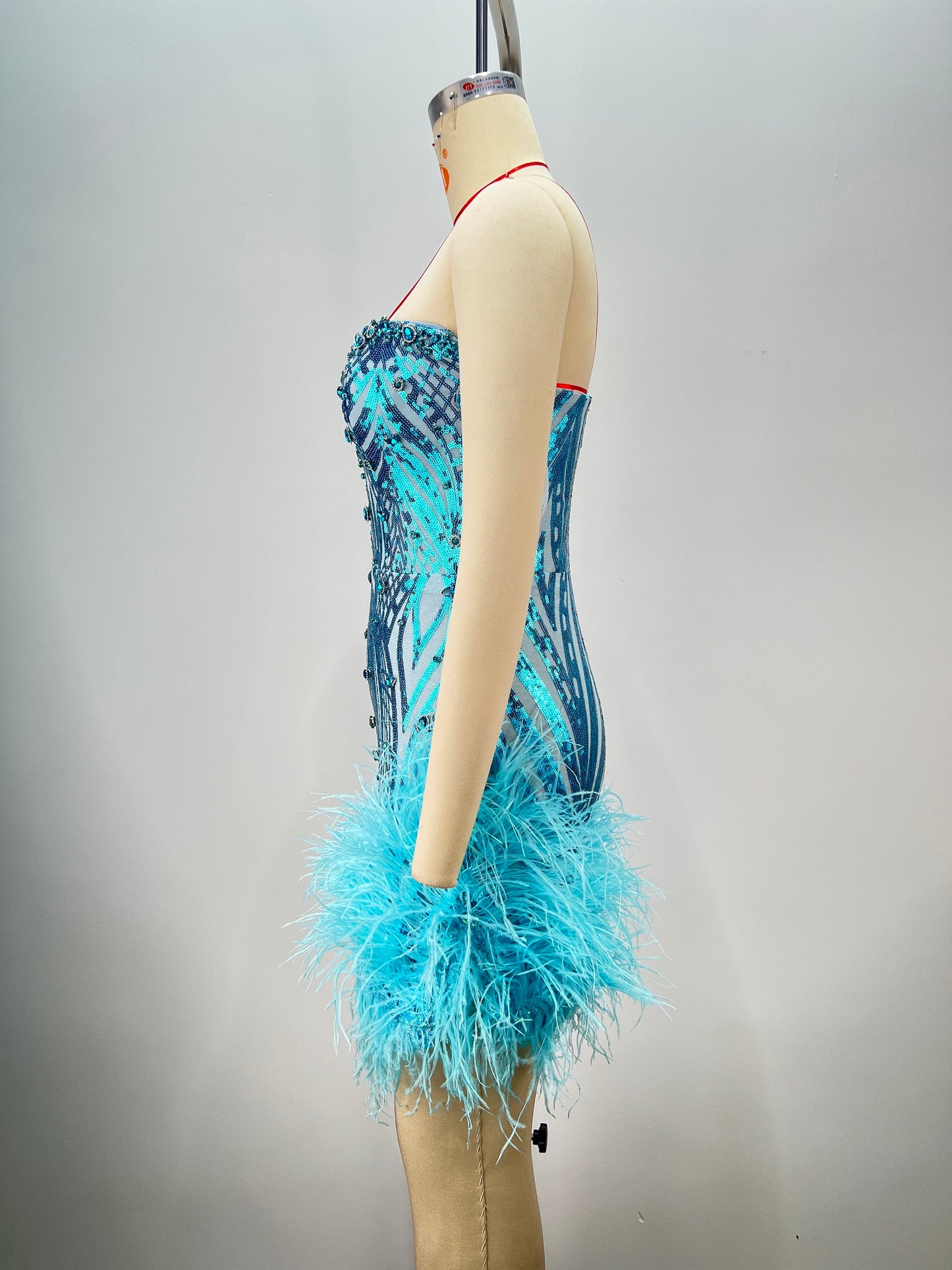 Camile feather dress