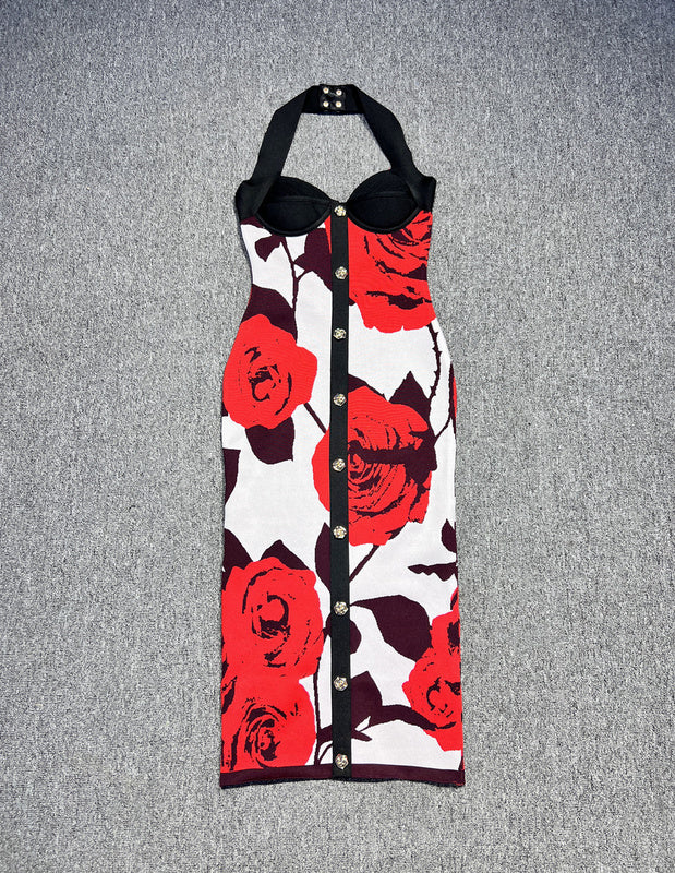 Aliyah red flower dress