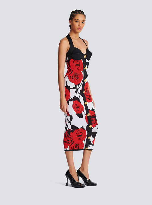 Aliyah red flower dress