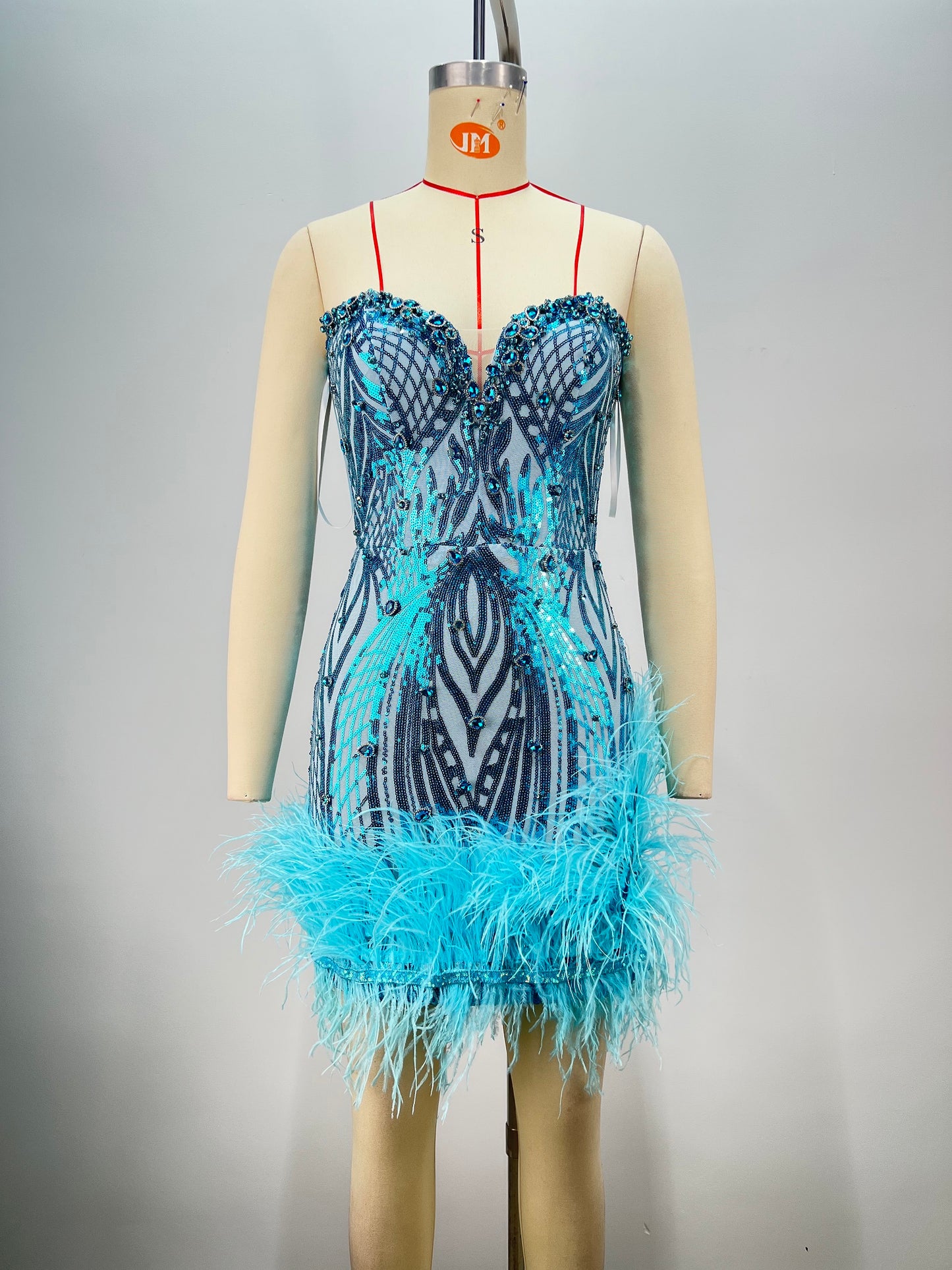 Camile feather dress