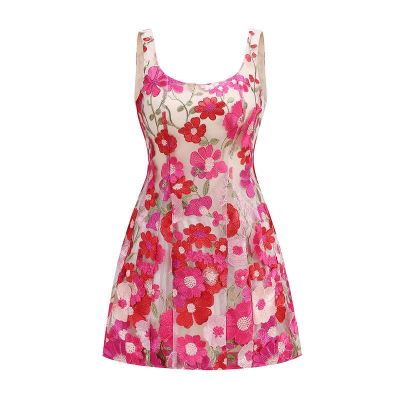 Rebecca floral mini dress