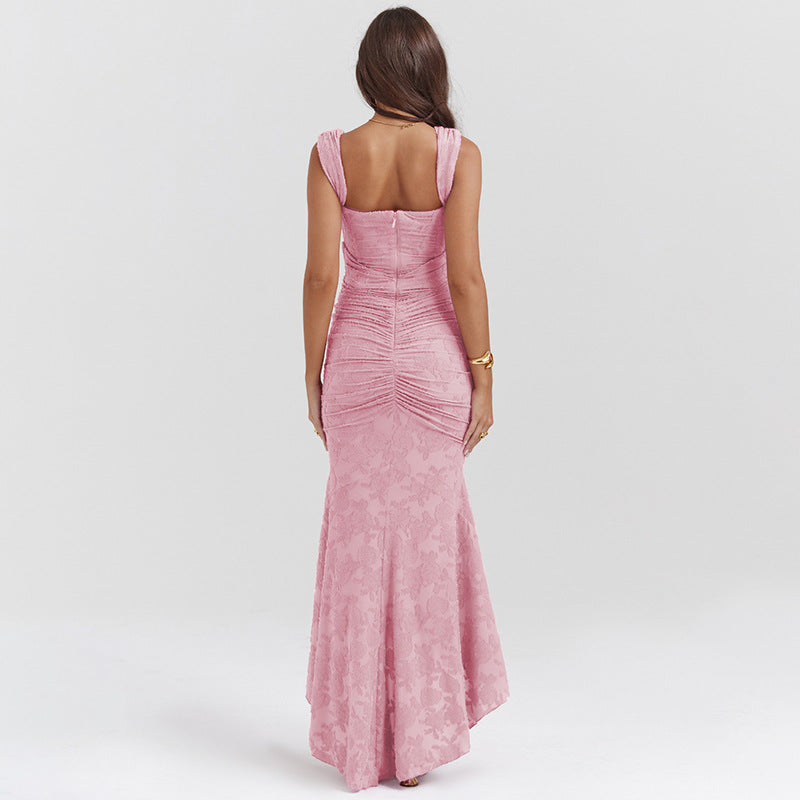 Backless Fishtail Dress Maxi Dress