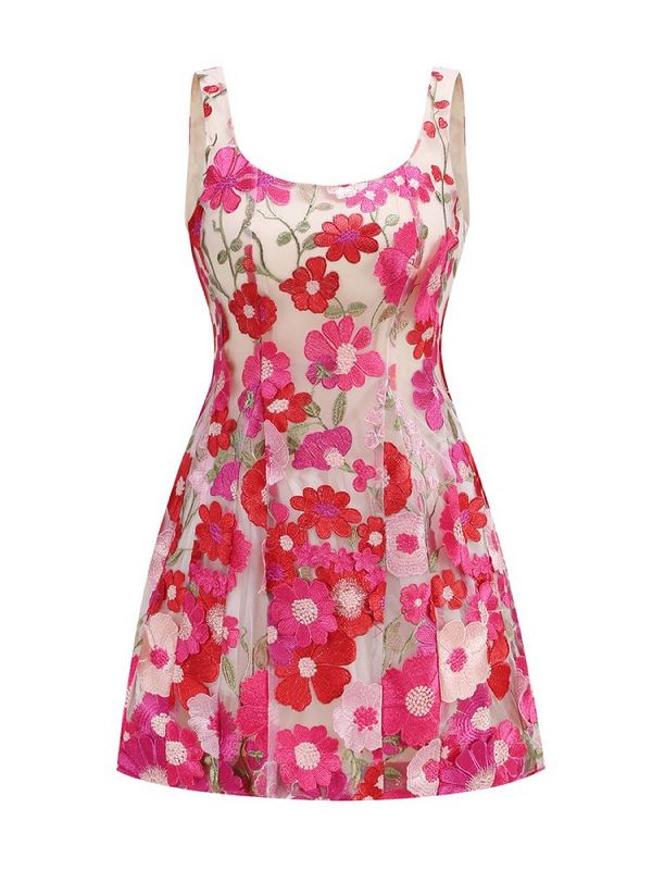 Rebecca floral mini dress