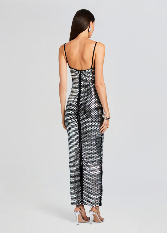 Sparkling Diamond Tight Maxi Dress