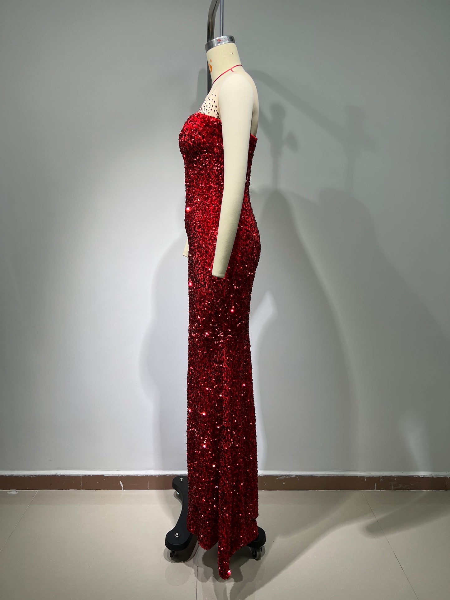 Aloma sequin floor length dress