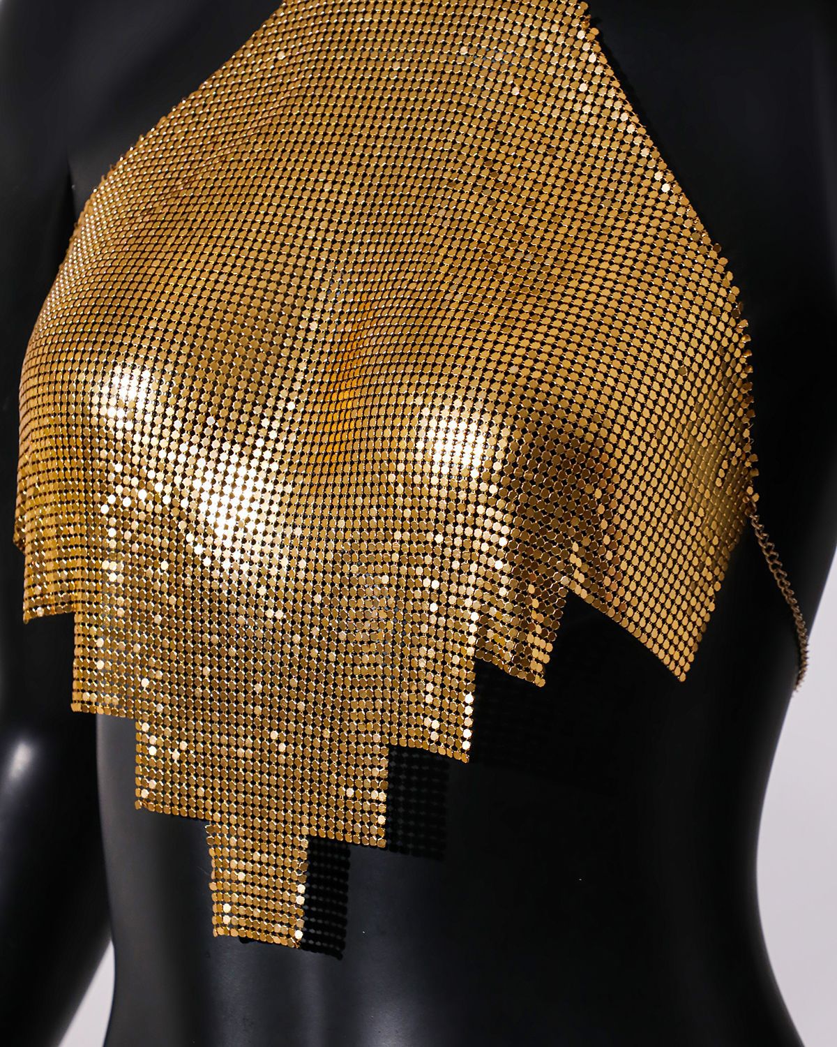 Gold Sequined Top Sling