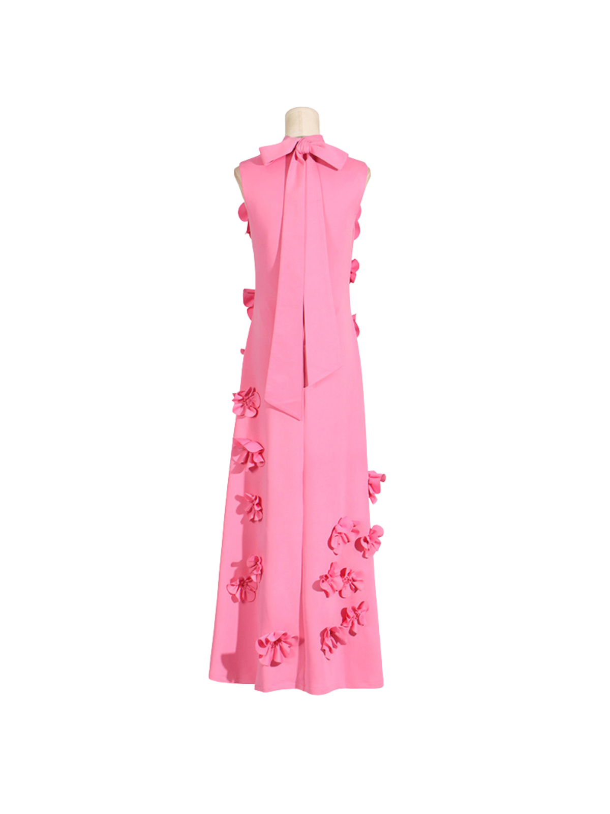 Sleeveless Flower Maxi Dress