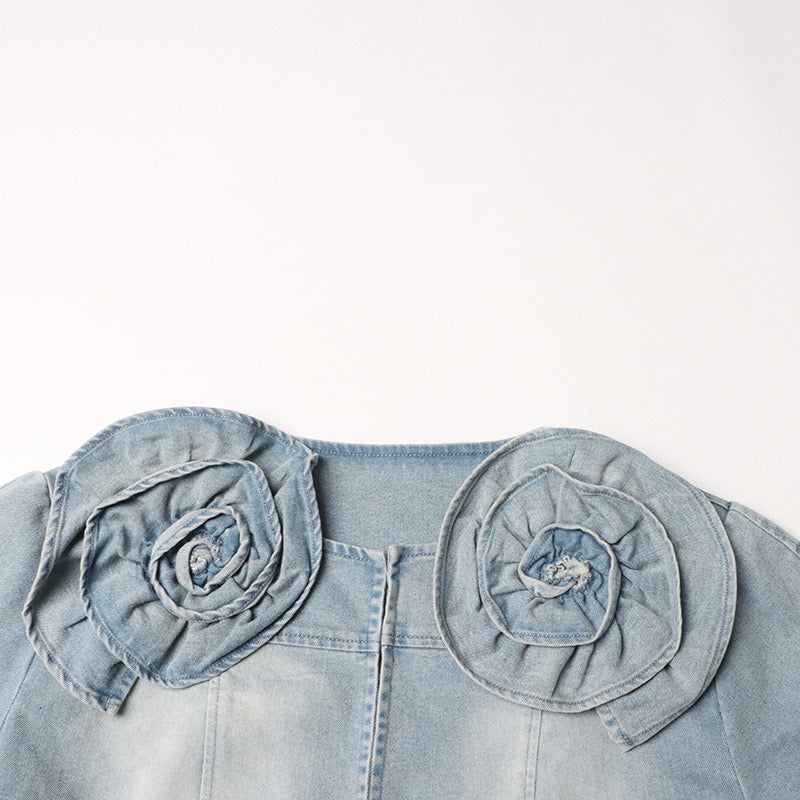 Aloma denim jacket REBECATHELABEL