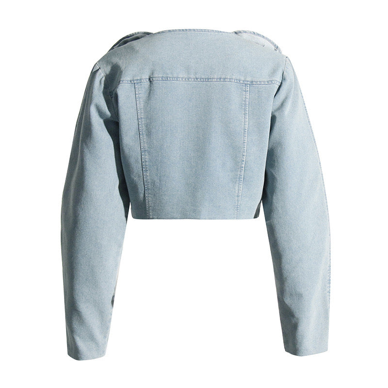 Aloma denim jacket REBECATHELABEL