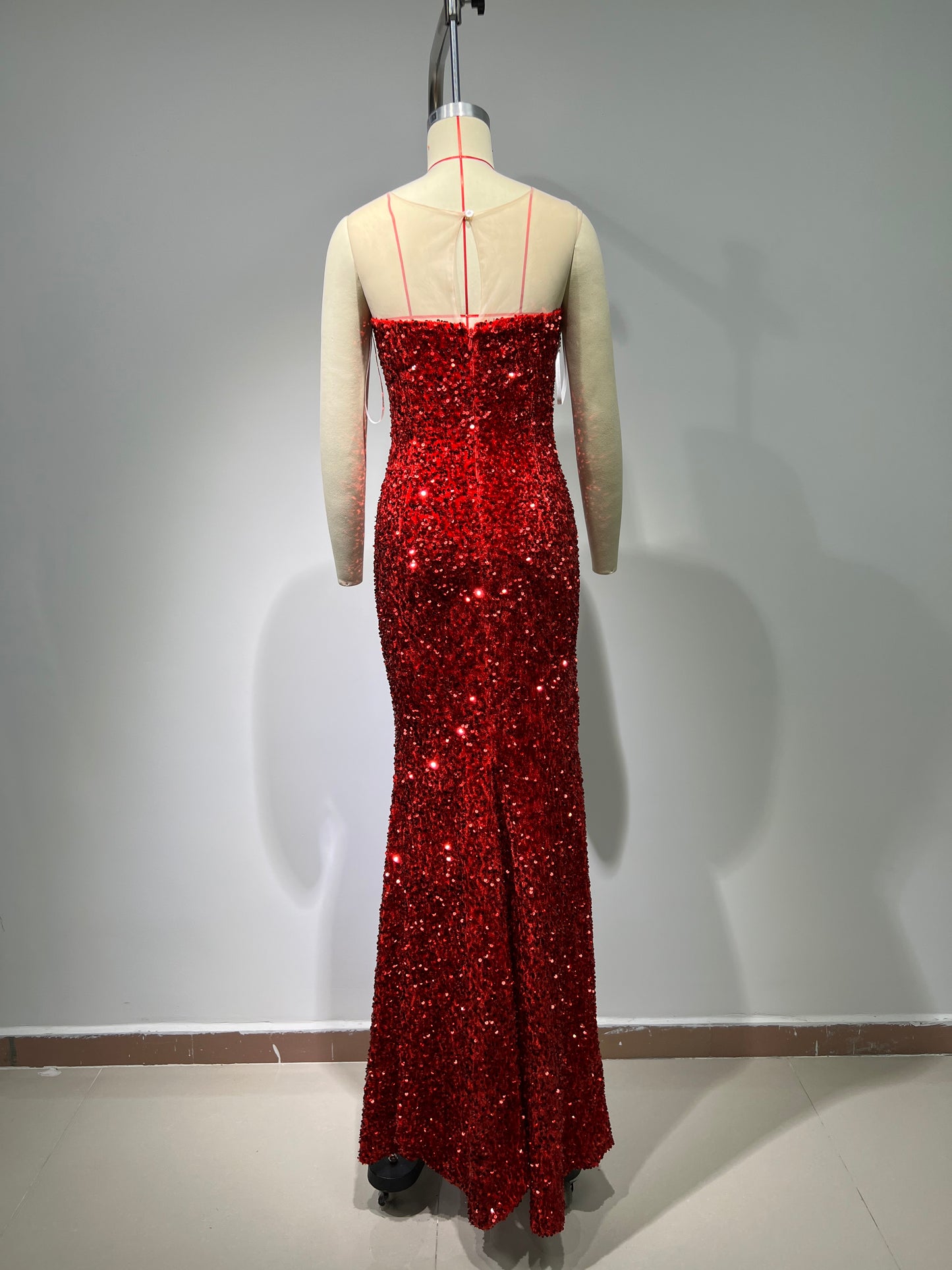 Aloma sequin floor length dress