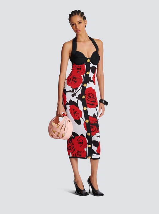 Aliyah red flower dress