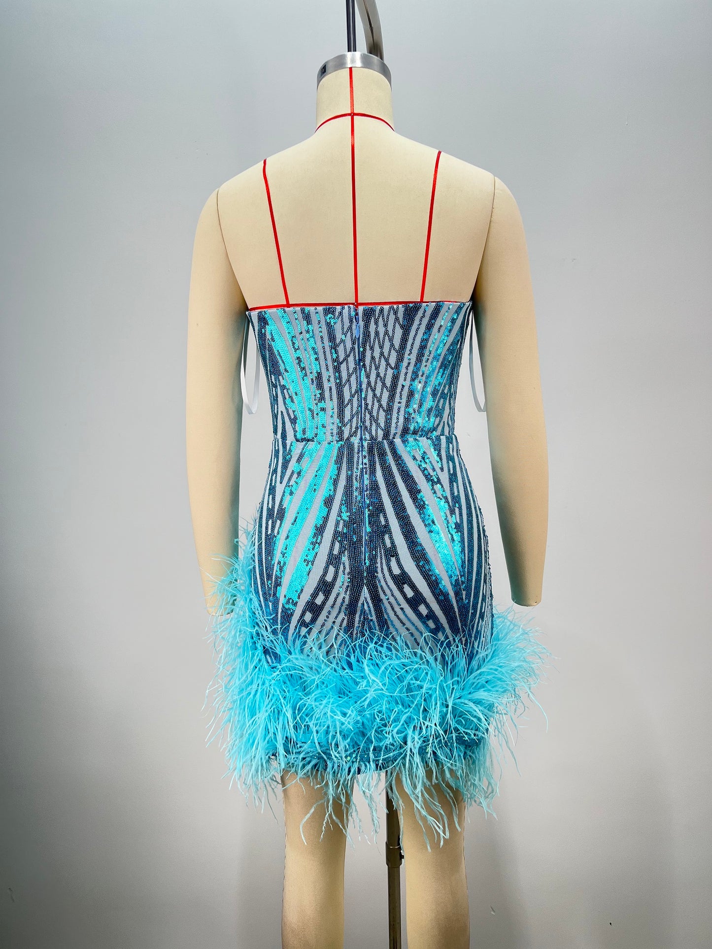 Camile feather dress