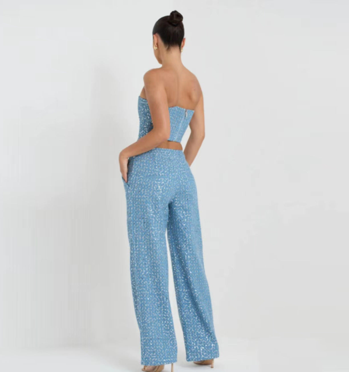 Loyal blue pant set