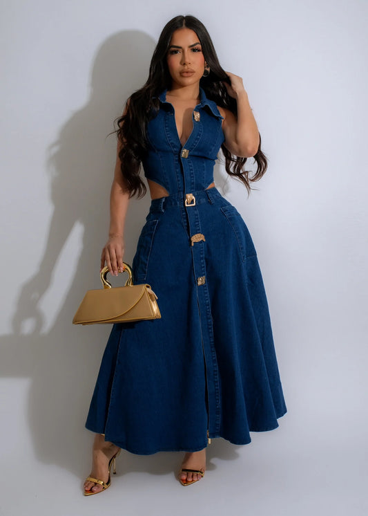 Lulu denim dress