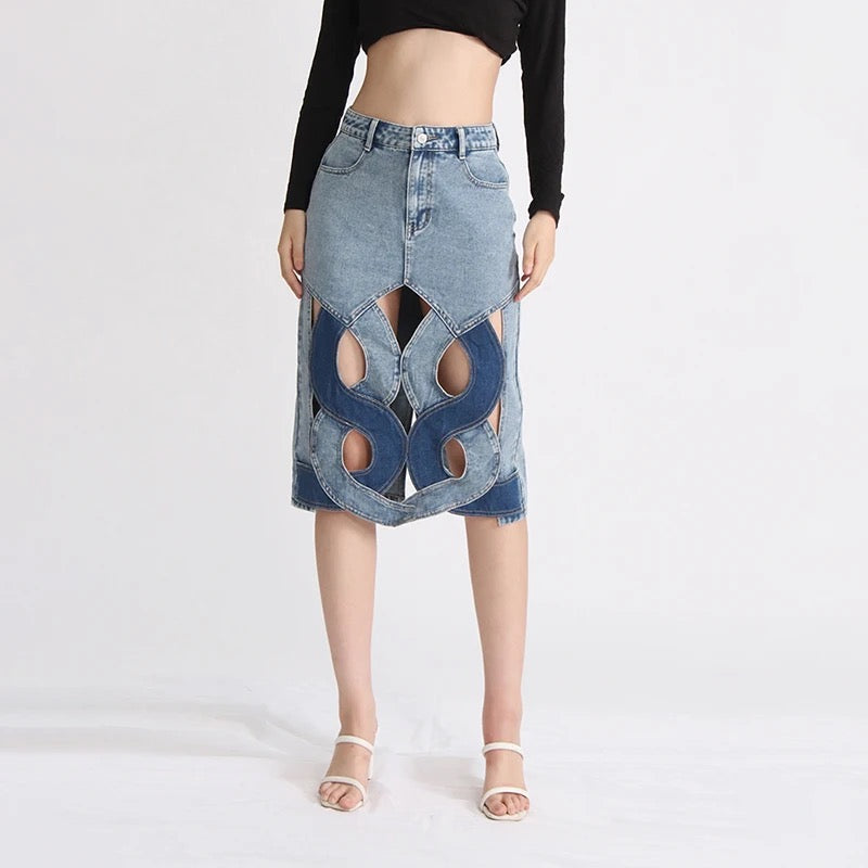 Camila denim skirt REBECATHELABEL