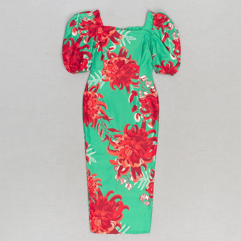 Camille floral dress REBECATHELABEL