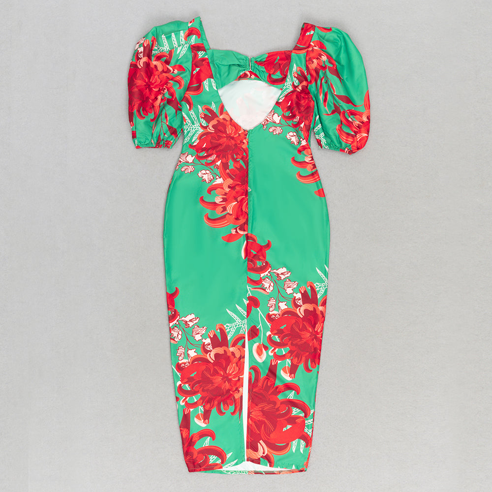 Camille floral dress REBECATHELABEL