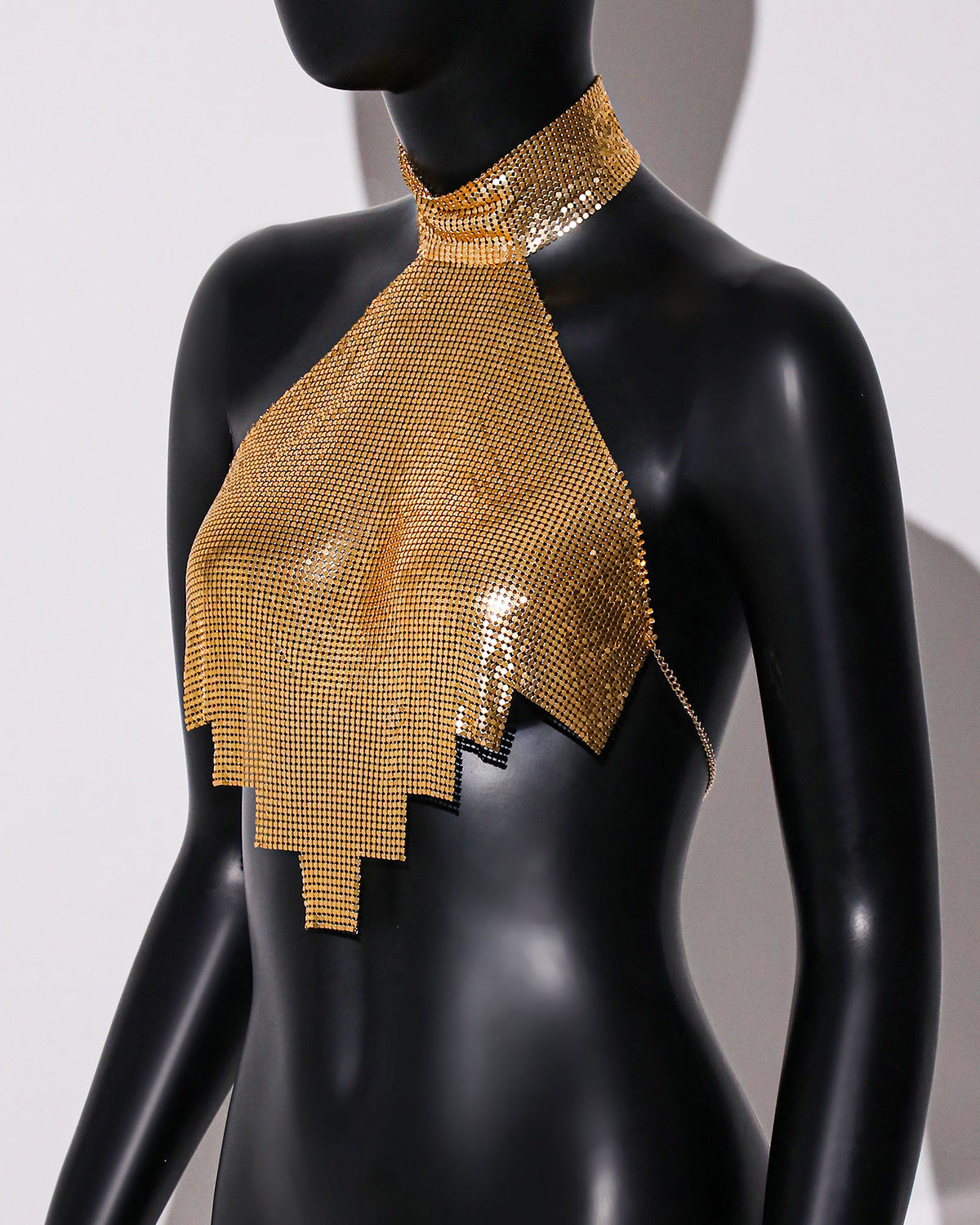 Gold Sequined Top Sling