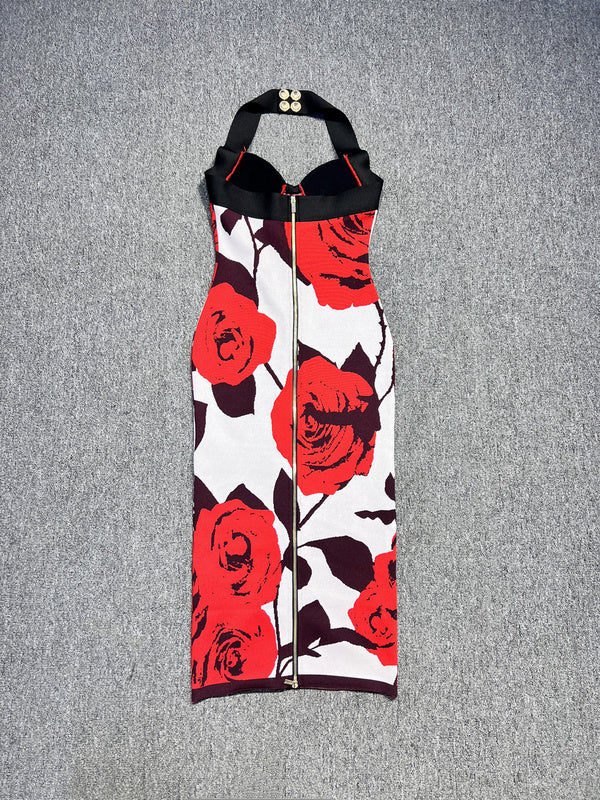 Aliyah red flower dress