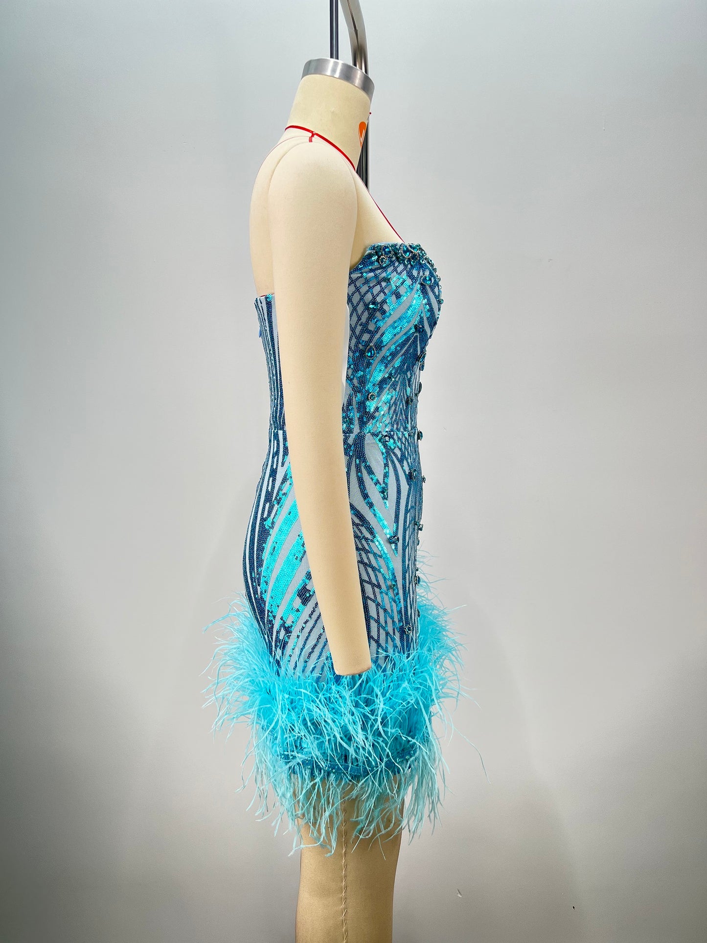 Camile feather dress