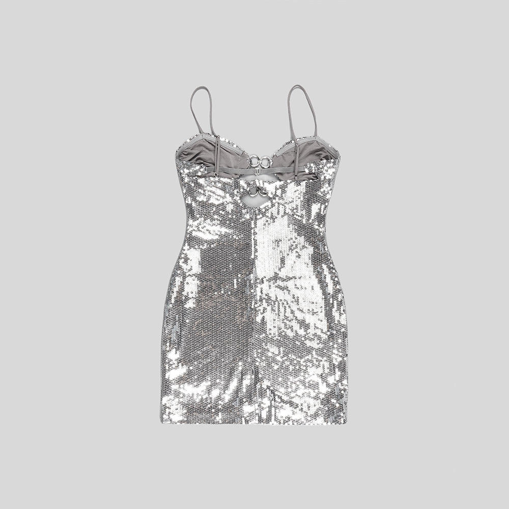 Darlin sequin mini dress REBECATHELABEL