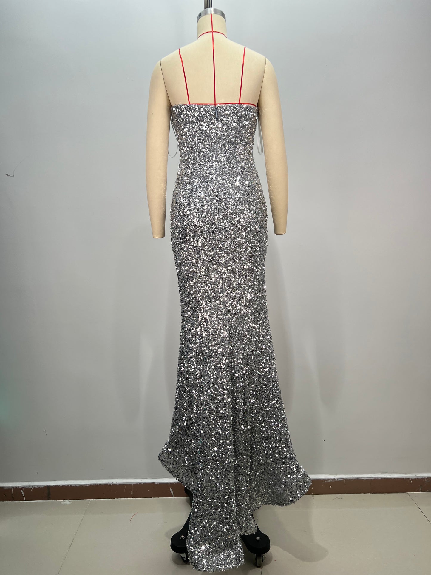 Camile sequin floor length dress