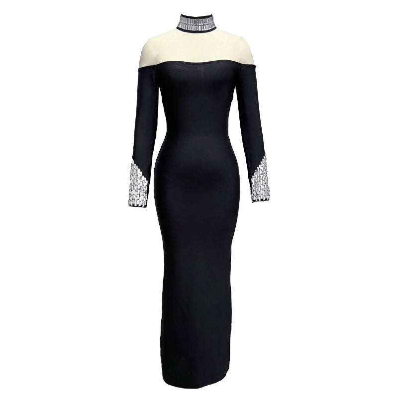 Camila diamond midi dress