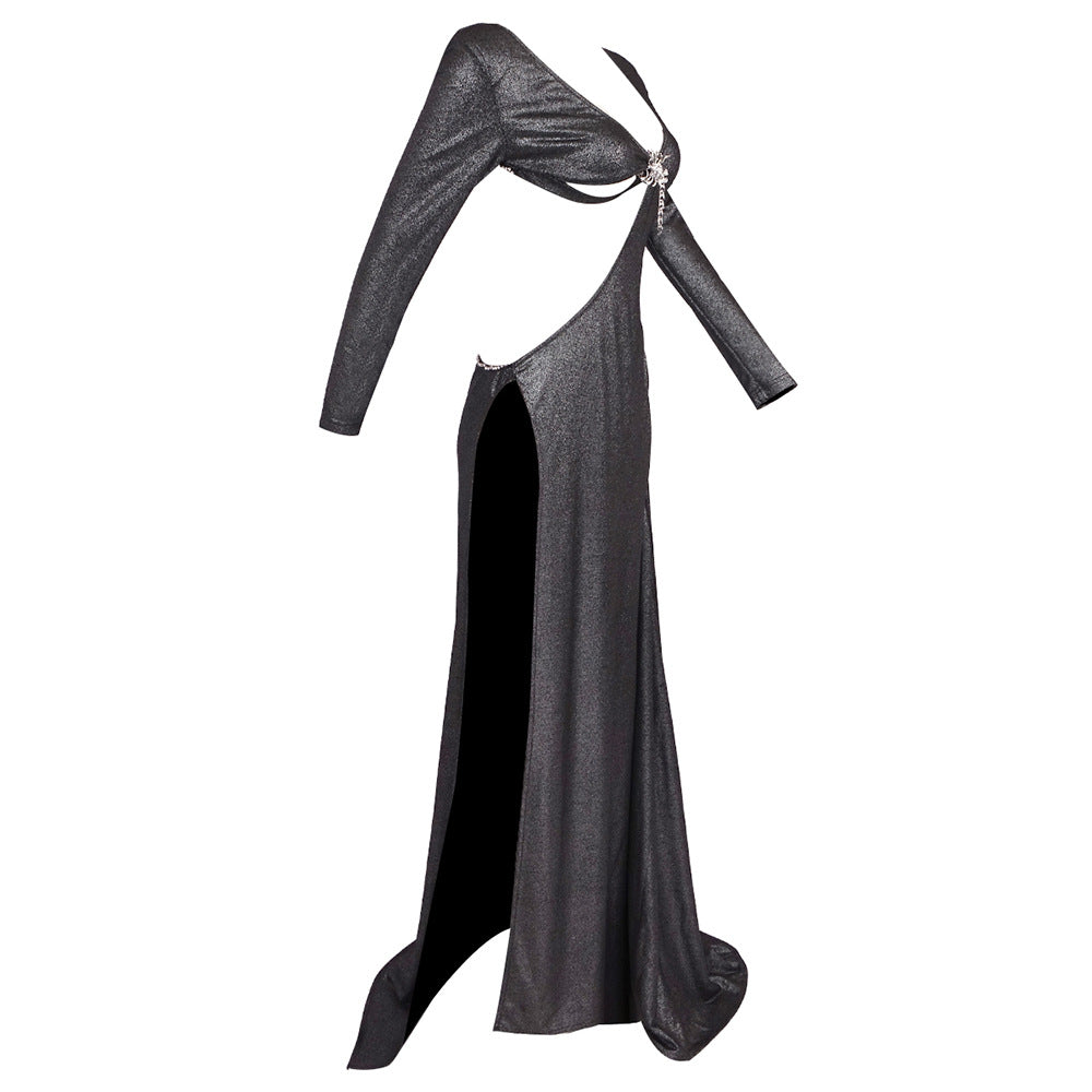 Nishe long slit dress