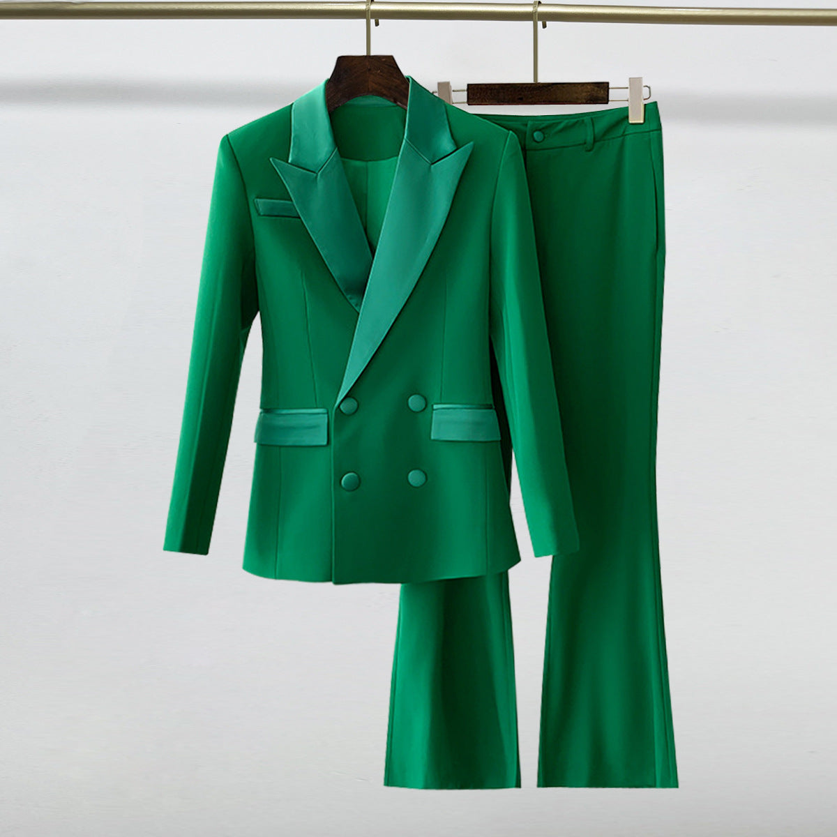 Work Pant Blazer Suit Set