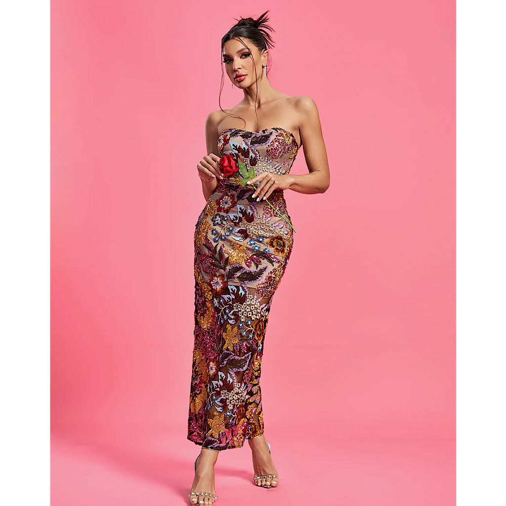 Happy hour maxi dress REBECATHELABEL