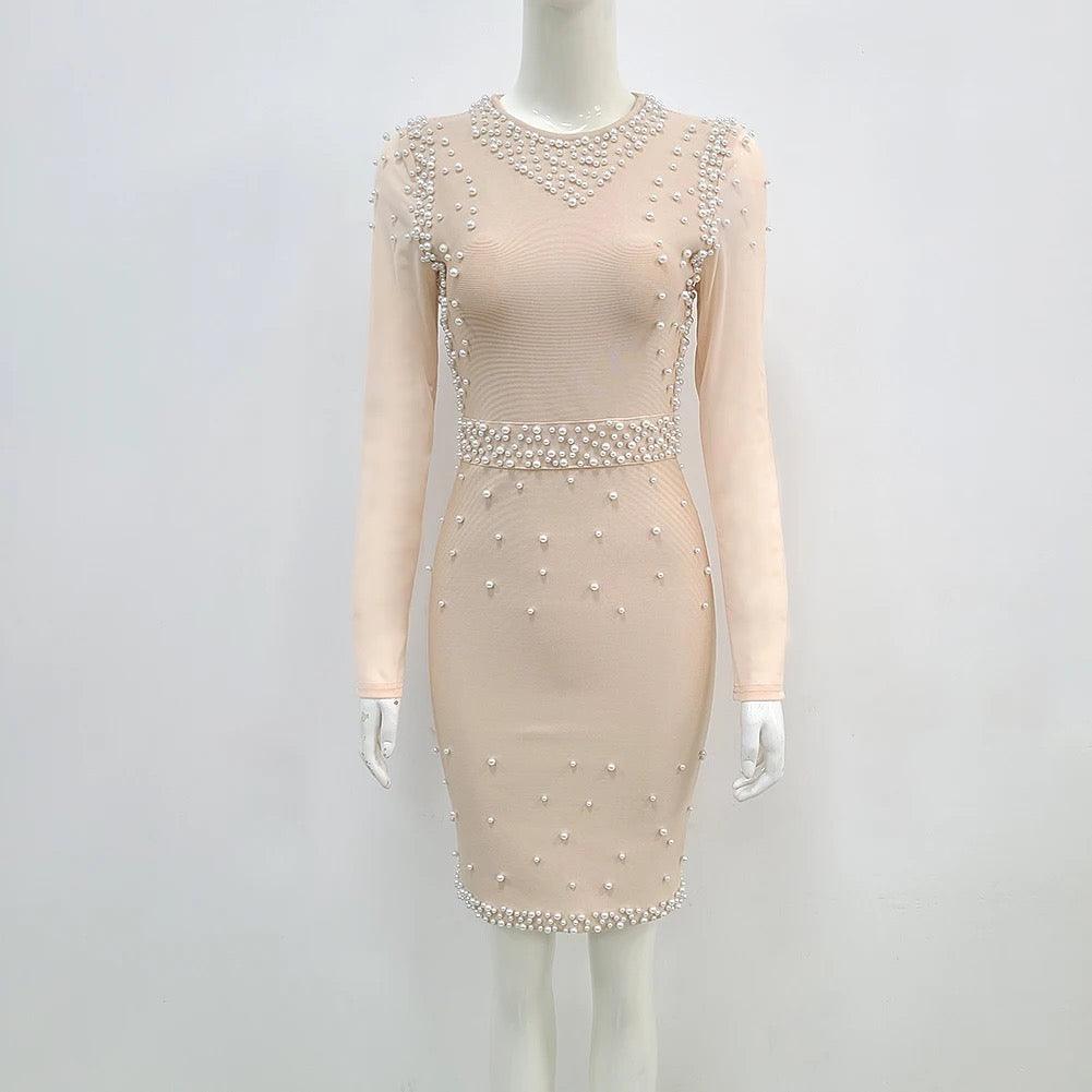 Janie pearl bodycon dress REBECATHELABEL