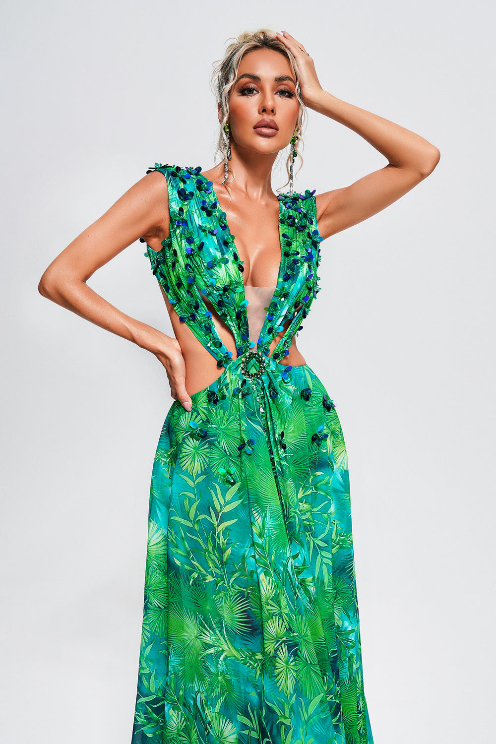 Jenny jungle maxi dress REBECATHELABEL