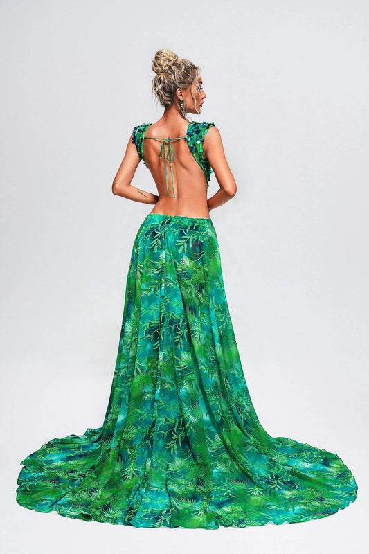 Jenny jungle maxi dress REBECATHELABEL