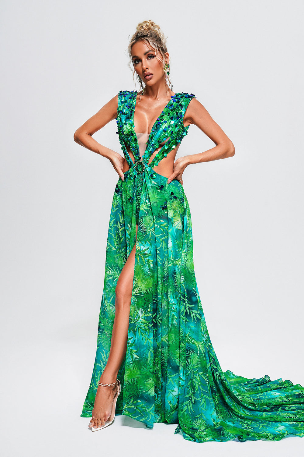 Jenny jungle maxi dress REBECATHELABEL