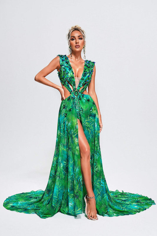 Jenny jungle maxi dress REBECATHELABEL