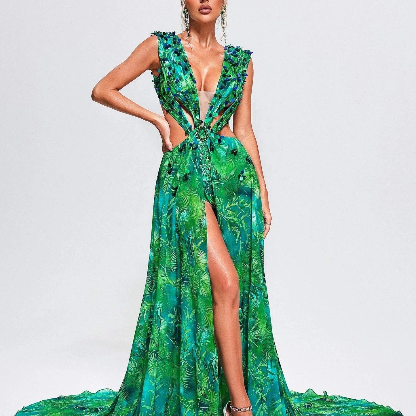 Jenny jungle maxi dress REBECATHELABEL