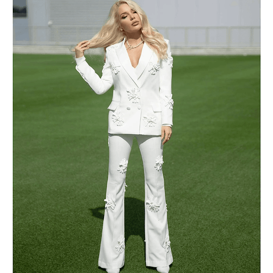 KEIRAH BLAZER PANT SUIT SET REBECATHELABEL