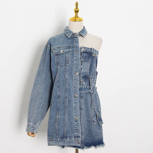 Kim denim dress REBECATHELABEL